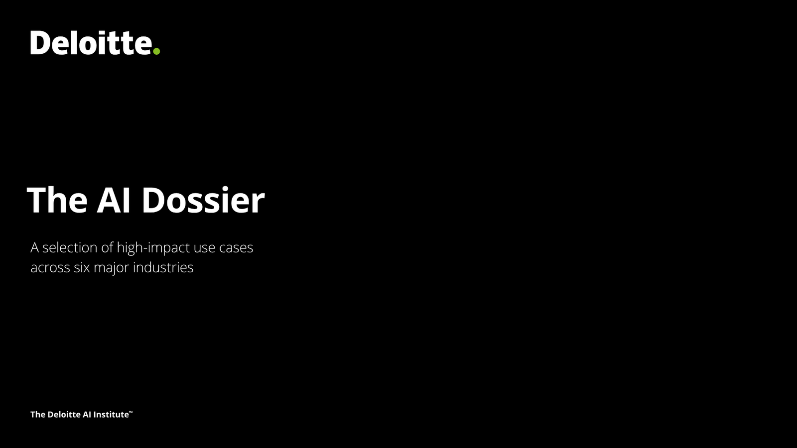 Page 1 — Rapport Deloitte (2e semestre 2025)